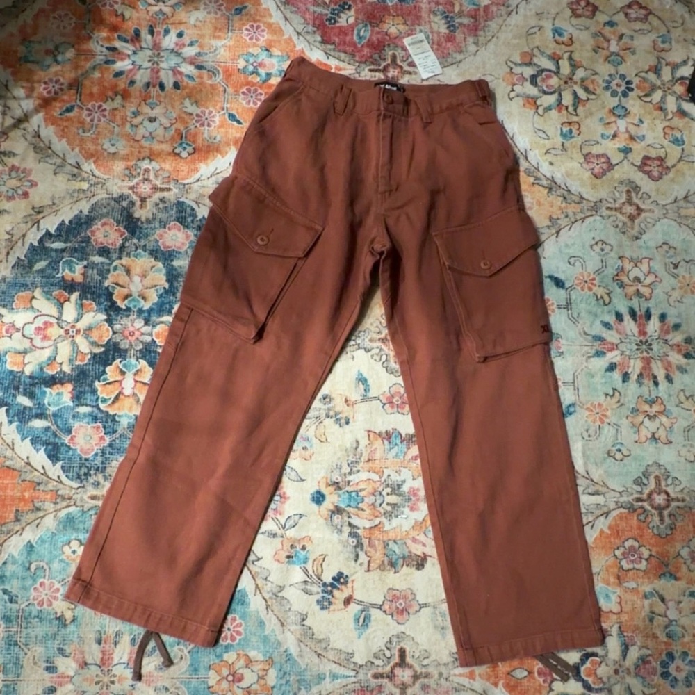X-Large Gorilla Men's Brown Cargo Pants Sz 30x30 $120 retail